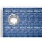 37ft. Blue Rectangular In-Ground Swimming Pool Winter Cover